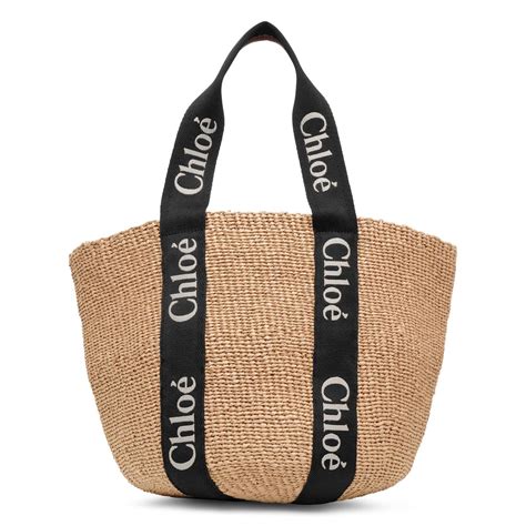 chloe nz|chloe raffia tote.